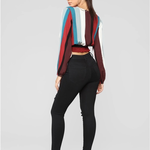 Fashion Nova This Is My Jam Stripe Top - Picture 3 of 15